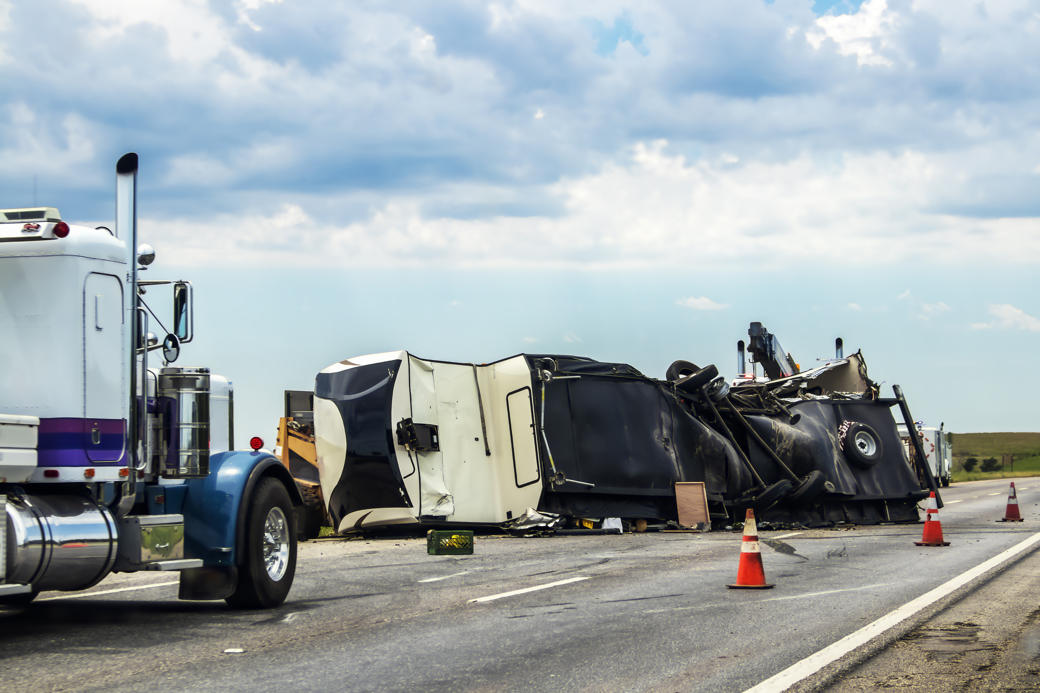 Big Semi Crashes