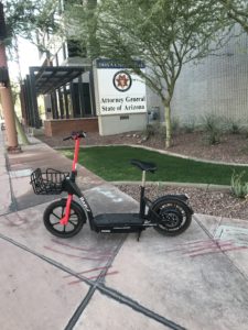 E-scooters are often parked dangerously and can cause injuries